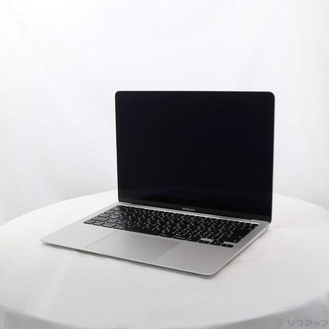 (中古)Apple MacBook Air 13.3-inch Early-2020 MWTK2J/A Core_i3 1.1GHz 8GB SSD256GB シルバー (10.15 Catalina)(258-ud)