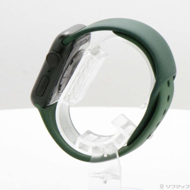 (中古)Apple Apple Watch Series 7 GPS 41mm グリーンアルミニウムケース クローバースポーツバンド(344-ud)_1