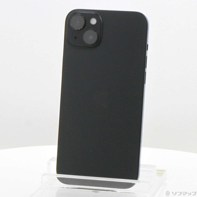 (中古)Apple iPhone15 Plus 128GB ブラック MU083J/A SIMフリー(305-ud)