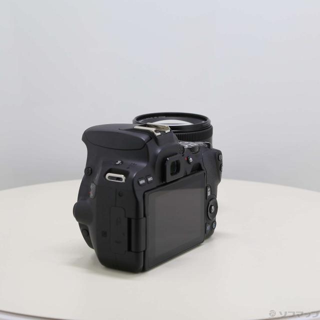 (中古)Canon EOS Kiss X9 黒いこと EF-S18-55 IS STM 水晶体一揃いの道具(276-ud)