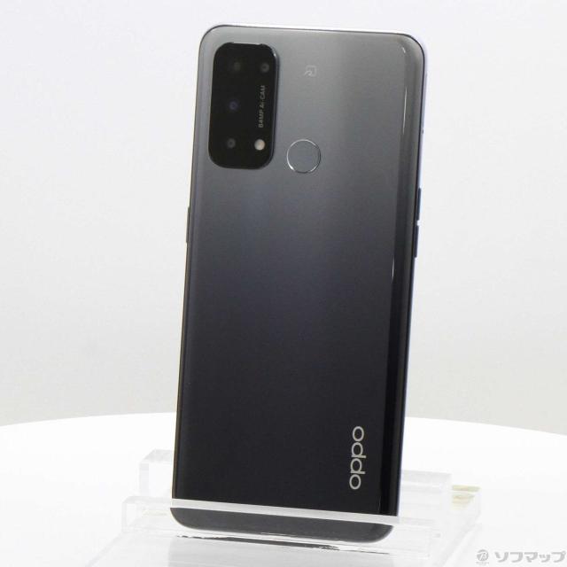 (中古)OPPO OPPO Reno5 A 128GB シルバーブラック CPH2199 SIMフリー(348-ud)
