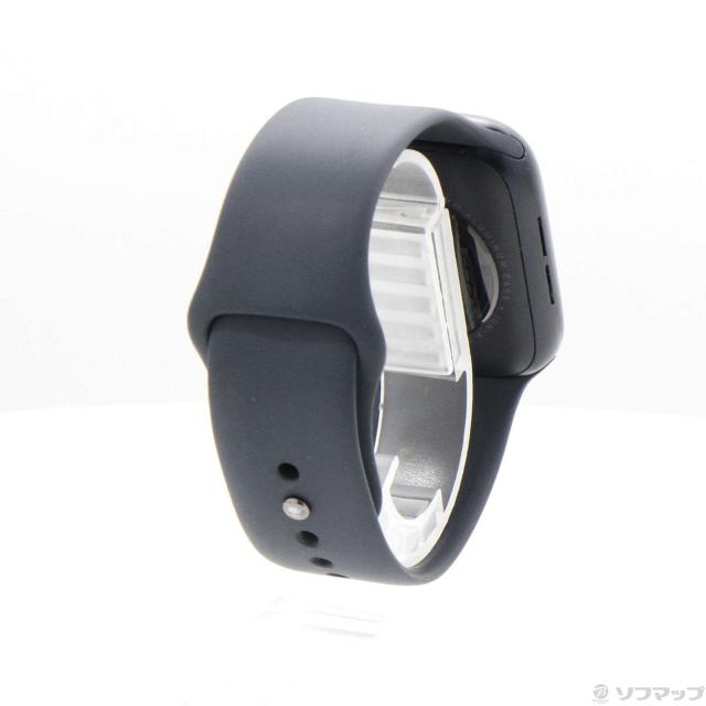 (中古)Apple Apple Watch SE 第2世代 GPS + Cellular 44mm ミッドナイトアルミニウムケース ミッドナイトスポーツバンド(276-ud)_2