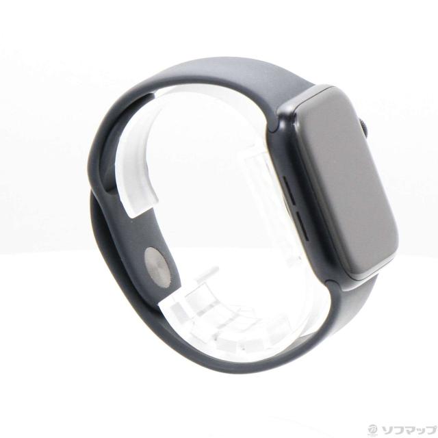 (中古)Apple Apple Watch SE 第2世代 GPS + Cellular 44mm ミッドナイトアルミニウムケース ミッドナイトスポーツバンド(276-ud)_3