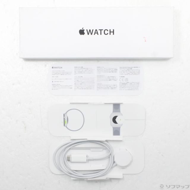 (中古)Apple Apple Watch SE 第2世代 GPS + Cellular 44mm ミッドナイトアルミニウムケース ミッドナイトスポーツバンド(276-ud)_4