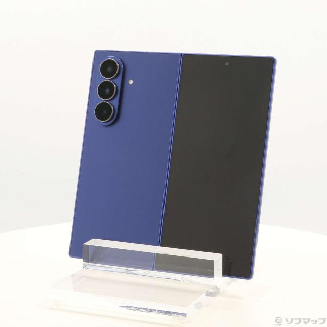 (中古)SAMSUNG Galaxy Z Fold7 256GB ブルーシャドウ SCG34 au SIMフリー(305-ud)