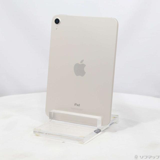 (中古)Apple iPad mini 第6世代 64GB スターライト MK7P3J/A Wi-Fi(352-ud)