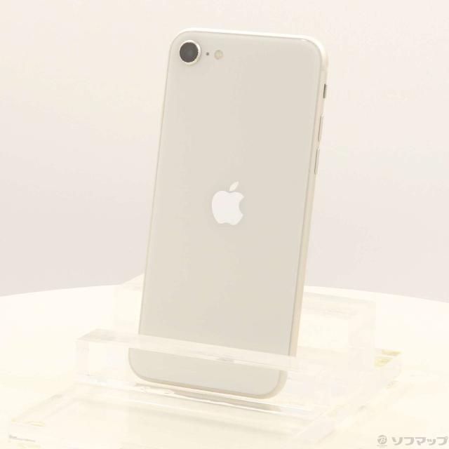 (中古)Apple iPhone SE 第3世代 64GB スターライト MMYD3J/A SIMフリー(262-ud)