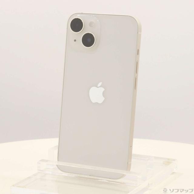 中古)Apple iPhone14 128GB スターライト MPUQ3J/A SIMフリー(352-ud