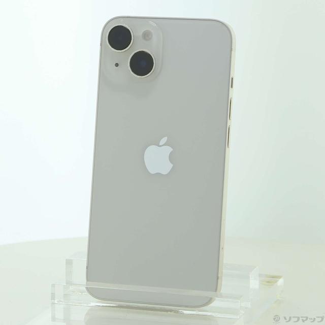 (中古)Apple iPhone14 128GB スターライト MPUQ3J/A SIMフリー(276-ud)