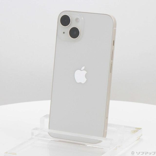 (中古)Apple iPhone14 128GB スターライト MPUQ3J/A SIMフリー(196-ud)