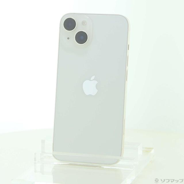 中古)Apple iPhone14 128GB スターライト MPUQ3J/A SIMフリー(251-ud 