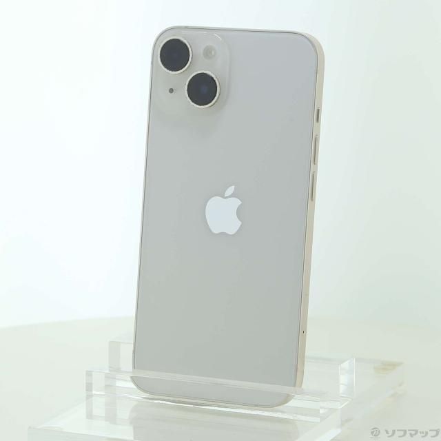 (中古)Apple iPhone14 128GB スターライト MPUQ3J/A SIMフリー(344-ud)