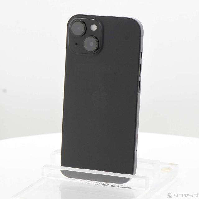 (中古)Apple iPhone15 512GB ブラック MTMU3J/A SIMフリー(262-ud)