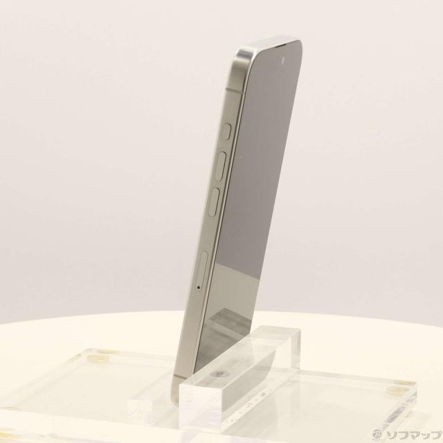 (中古)Apple iPhone15 Pro 256GB ホワイトチタニウム MTUD3J/A SIMフリー(377-ud)_1