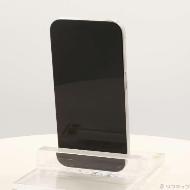 (中古)Apple iPhone15 Pro 256GB ホワイトチタニウム MTUD3J/A SIMフリー(377-ud)_2