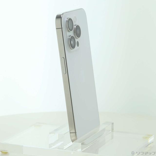 (中古)Apple iPhone15 Pro 256GB ホワイトチタニウム MTUD3J/A SIMフリー(262-ud)_3