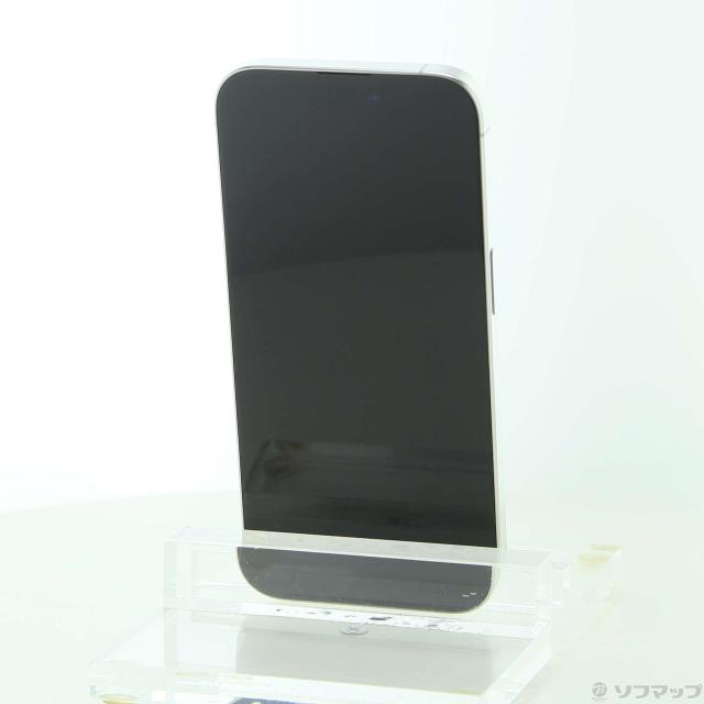 (中古)Apple iPhone15 Pro 256GB ホワイトチタニウム MTUD3J/A SIMフリー(196-ud)_2