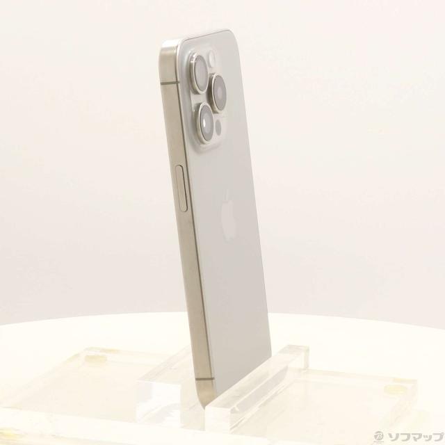 (中古)Apple iPhone15 Pro 256GB ナチュラルチタニウム MTUF3J/A SIMフリー(349-ud)_3