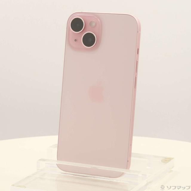 (中古)Apple iPhone15 256GB ピンク MTMP3J/A SIMフリー(305-ud)
