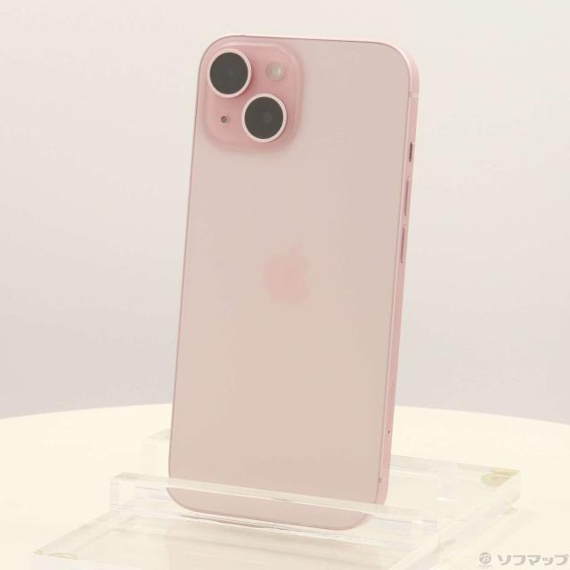 (中古)Apple iPhone15 256GB ピンク MTMP3J/A SIMフリー(305-ud)