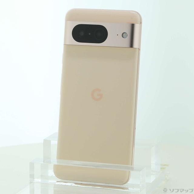 (中古)GOOGLE Google Pixel 8 128GB ローズ GOSAY3 Softbank SIMフリー(276-ud)