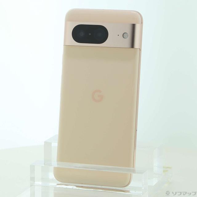 (中古)GOOGLE Google Pixel 8 128GB ローズ GOSAY3 Softbank SIMフリー(276-ud)