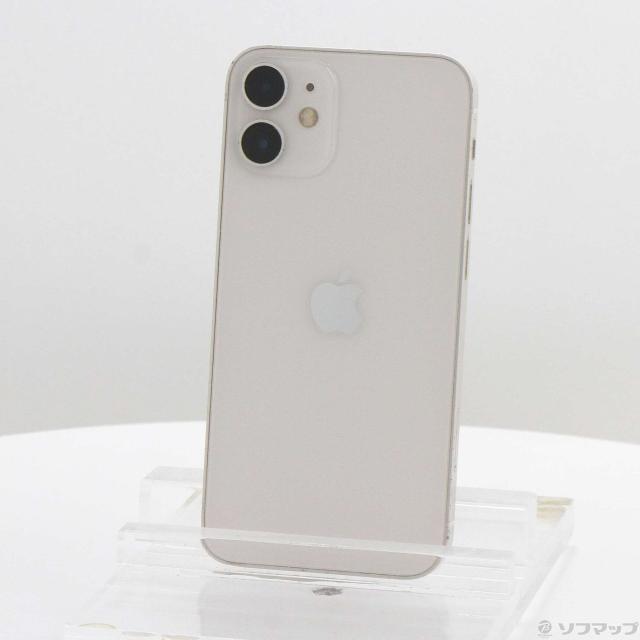 (中古)Apple iPhone12 mini 64GB 白いこと MGA63J/A SIM無償性(247-ud)