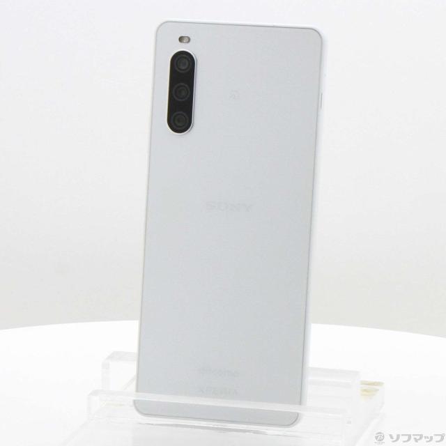 (中古)SONY Xperia 10 IV 128GB ホワイト SO-52C docomo SIMフリー(247-ud)
