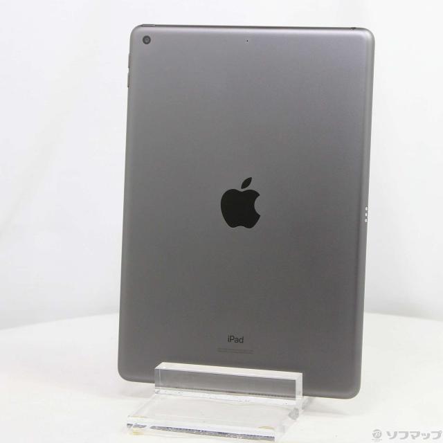 (中古)Apple iPad 第7世代 128GB スペースグレイ MW772J/A Wi-Fi(348-ud)