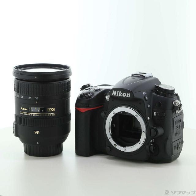 (中古)Nikon Nikon D7000 18-200 VR II 水晶体一揃いの道具 (1620万絵素/SDXC)(344-ud)