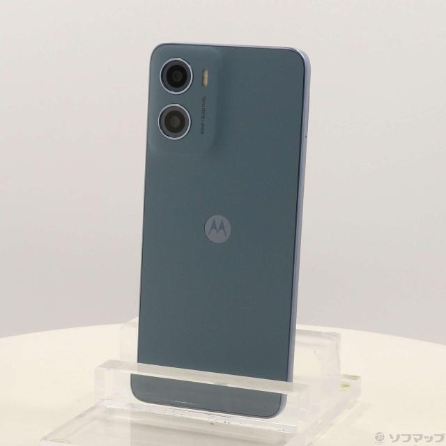 (中古)Motorola moto g05 128GB ミスティブルー PB6N0003JP SIMフリー(344-ud)