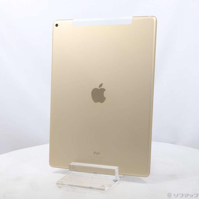 (中古)Apple iPad Pro 12.9インチ 第1世代 128GB ゴールド ML2K2J/A docomoロック解除SIMフリー(349-ud)