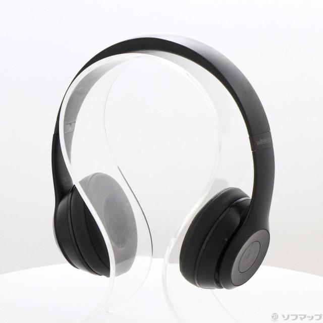 (中古)Beats by Dr. Dre Beats Solo3 Wireless MNEN2PA/A グロスブラック(344-ud)