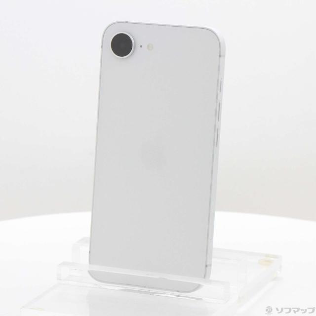 (中古)Apple iPhone16e 128GB ホワイト MD1R4J/A SIMフリー(368-ud)