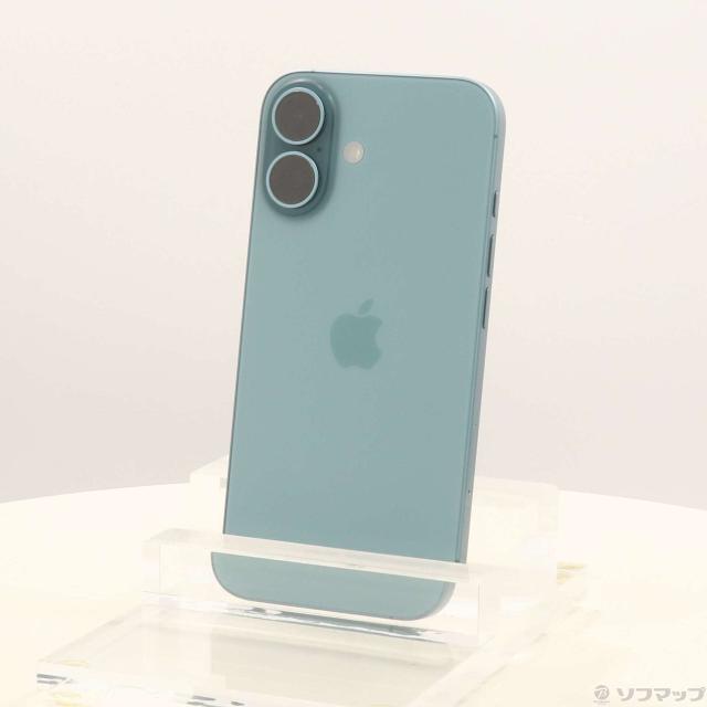 (中古)Apple iPhone16 256GB ティール MYE13J/A SIMフリー(262-ud)