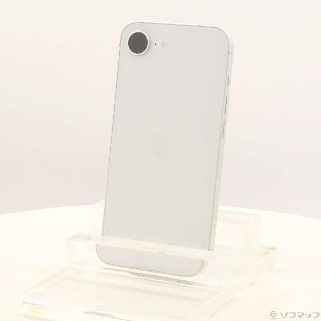 (中古)Apple iPhone16e 128GB ホワイト MD1R4J/A SIMフリー(258-ud)