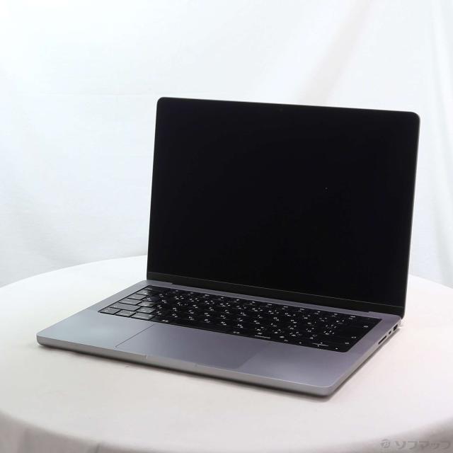 (中古)MacBook Pro 14.2-inch Late-2021 MKGP3J/A M1 Pro 8コアCPU_14コアGPU 32GB SSD2TB スペースグレイ (26.3 Tahoe)(344-ud)