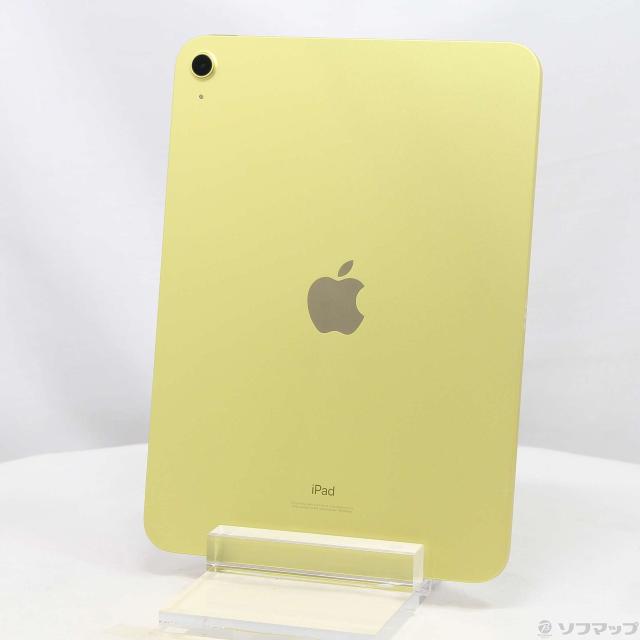 iPad 10 イエロー 64GB ムスビー｜【バッテリー100%】iPad 10 Wi－Fi