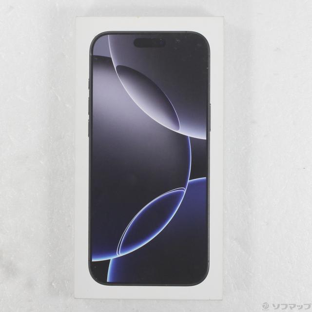 (中古)Apple iPhone16 Pro Max 256GB ブラックチタニウム MYWG3J/A SIMフリー(371-ud)_4