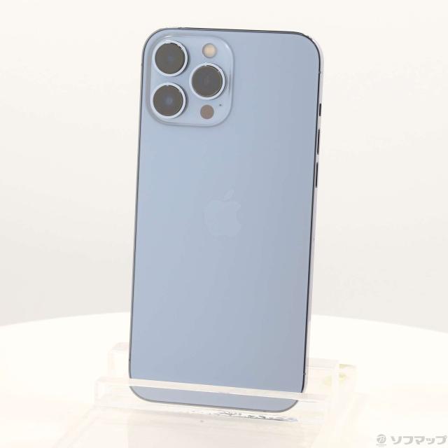 (中古)Apple iPhone13 Pro Max 128GB シエラブルー MLJ73J/A SIMフリー(262-ud)