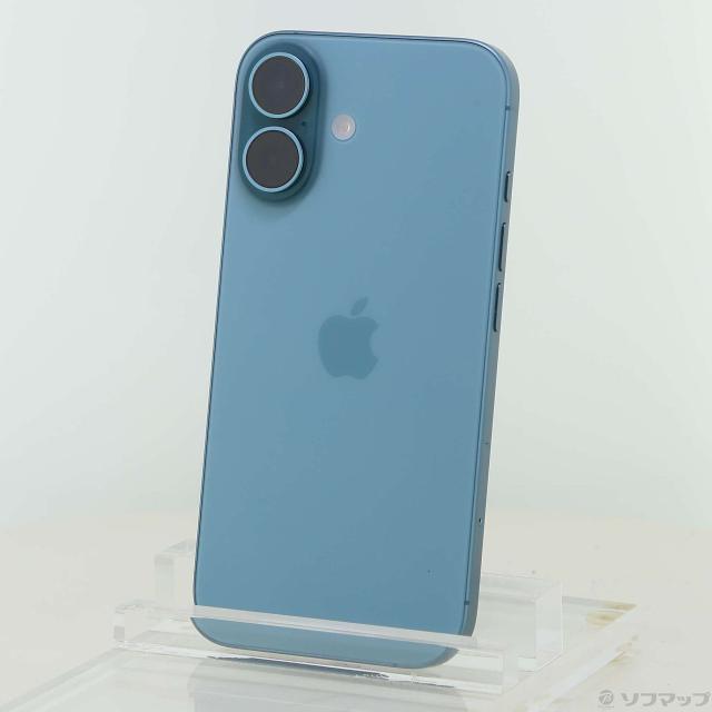 (中古)Apple iPhone16 256GB ティール MYE13J/A SIMフリー(276-ud)