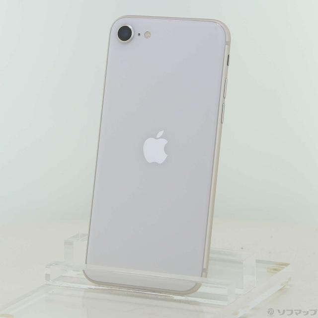 (中古)Apple iPhone SE 第3世代 64GB スターライト MMYD3J/A SIMフリー(305-ud)