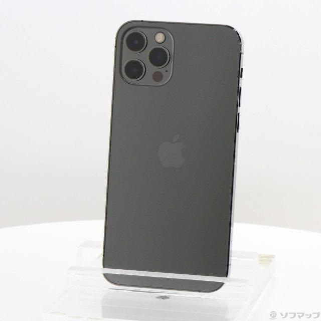 (中古)Apple iPhone12 Pro 128GB グラファイト MGM53J/A SIMフリー(247-ud)