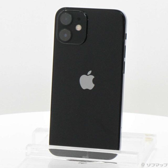 (中古)Apple iPhone12 mini 256GB ブラック MGDR3J/A SIMフリー(352-ud)