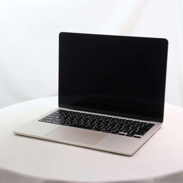 (中古)Apple MacBook Air 13.6-inch Late-2024 MC7W4J/A Apple M2 8コアCPU_8コアGPU 16GB SSD256GB スターライト (26.3 Tahoe)(276-ud)