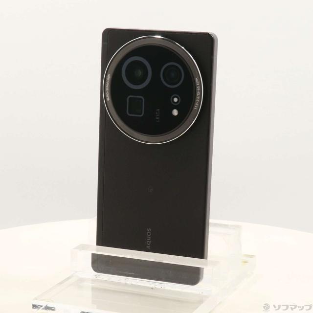 (中古)SHARP AQUOS R9 pro 512GB ブラック SHSJZ1 Softbank SIMフリー(344-ud)