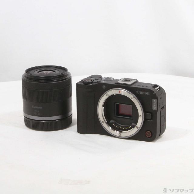 (中古)Canon EOS R50 V RF-S14-30 IS STM PZ レンズキット ブラック(297-ud)
