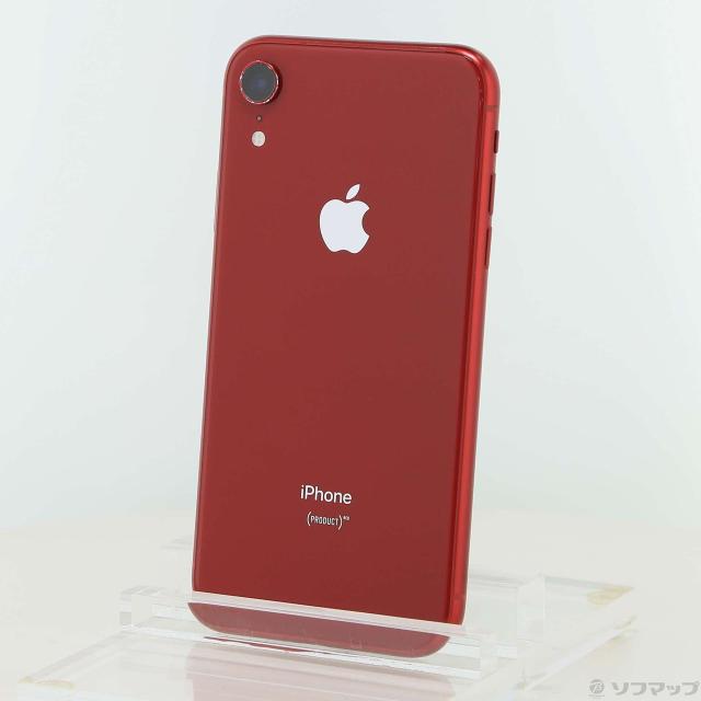 (中古)Apple iPhoneXR 64GB プロダクトレッド MT062J/A SoftBank(258-ud)