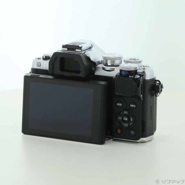 (中古)OLYMPUS OM-D E-M10 Mark III 上半身 しろがね色(352-ud)