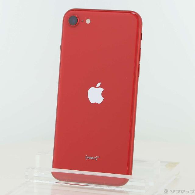 (中古)Apple iPhone SE 第2世代 64GB プロダクトレッド MX9U2J/A SIMフリー(352-ud)
